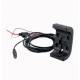 Support moto avec alimentation pour Garmin Montana 600.