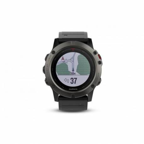 Montre GPS Garmin Fenix 5X -Gris Saphir & noir