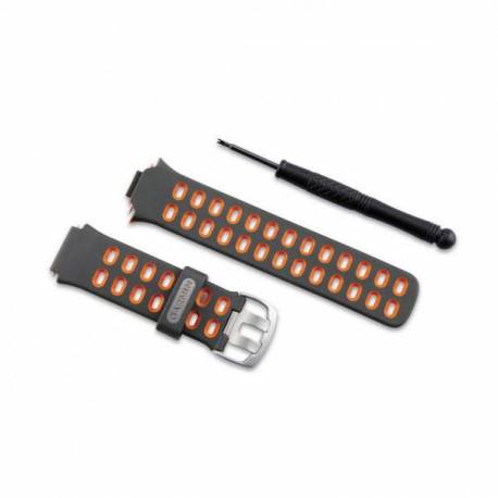 Bracelet pour Montre GPS Garmin Forerunner 310XT (gris/orange)