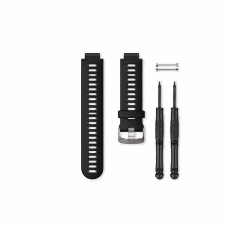 Bracelet pour Montre GPS Garmin Forerunner 735XT - Noir & Gris