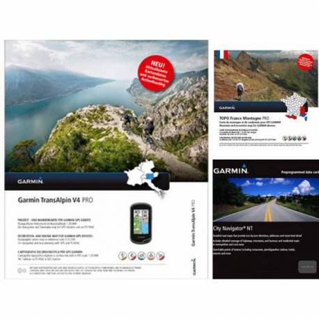 Cartographie Garmin City Navigator NT Alpes, Allemagne, Suisse et Autriche