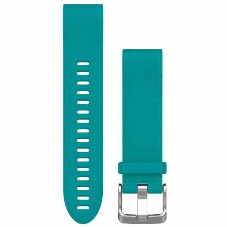 Bracelet Silicone QuickFit pour Montre Garmin Fenix 5S - Turquoise