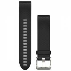 Bracelet Silicone QuickFit pour Montre Garmin Fenix 5S - Noir