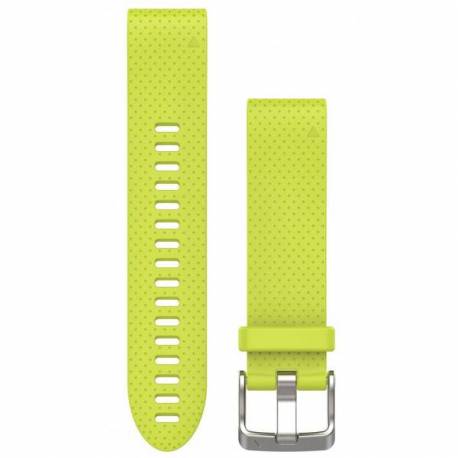 Bracelet Silicone QuickFit pour Montre Garmin Fenix 5S - Jaune
