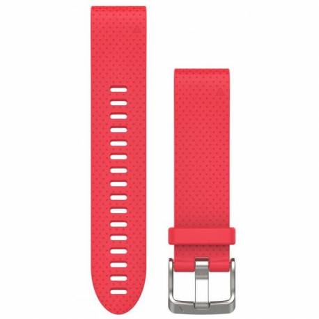 Bracelet Silicone QuickFit pour Montre Garmin Fenix 5S - Rose