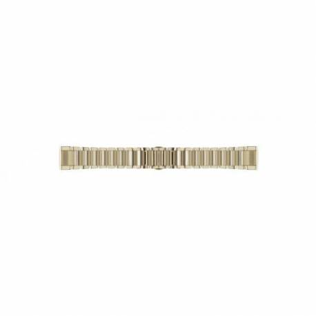 Bracelet Quickfit pour montre Garmin Fenix 5S en Acier - Champagne