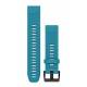 Bracelet Silicone QuickFit pour Montre Garmin Fenix 5S - Bleu (22mm)