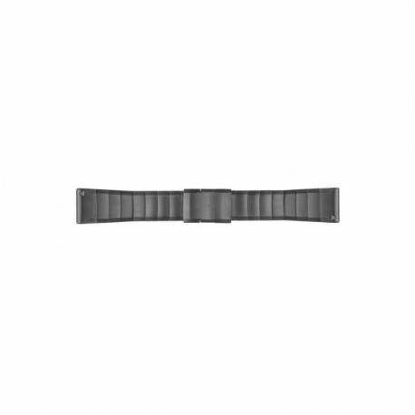 Bracelet Quickfit pour montre Garmin Fenix 5/3 en Acier - Gris