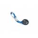 Support Cintre Course pour GPS Garmin diamètre 31.8mm - Bleu&Alu