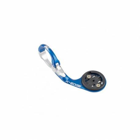 Support Cintre Course pour GPS Garmin diamètre 31.8mm - Bleu&Alu