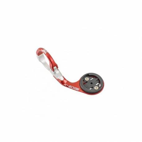 Support Cintre Course pour GPS Garmin diamètre 31.8mm - Rouge&Alu