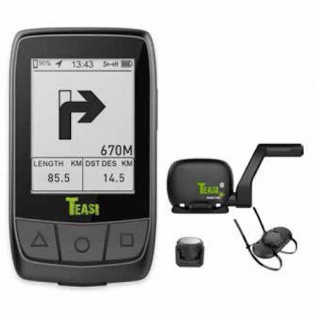 Ordinateur de vélo avec navigation-App Teasi Core Vélo Ordinateur Bluetooth ®