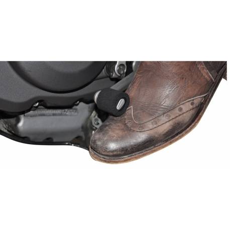 Protège chaussure moto sélecteur cuir