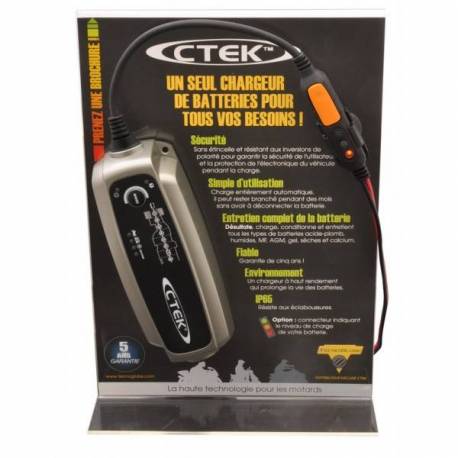 Cargador de baterías CTEK motocicleta